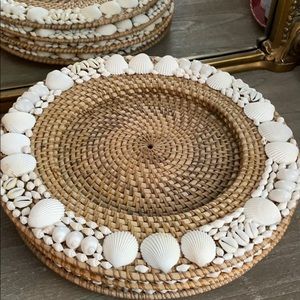 Pottery Barn Seashell Table Chargers